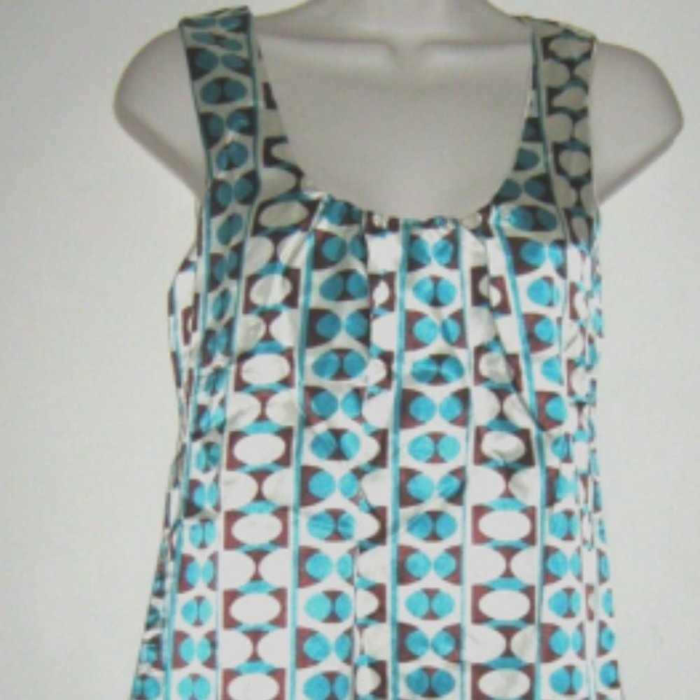 Vintage Rare Beautiful Print Silky Sexy Mini Shift Dress